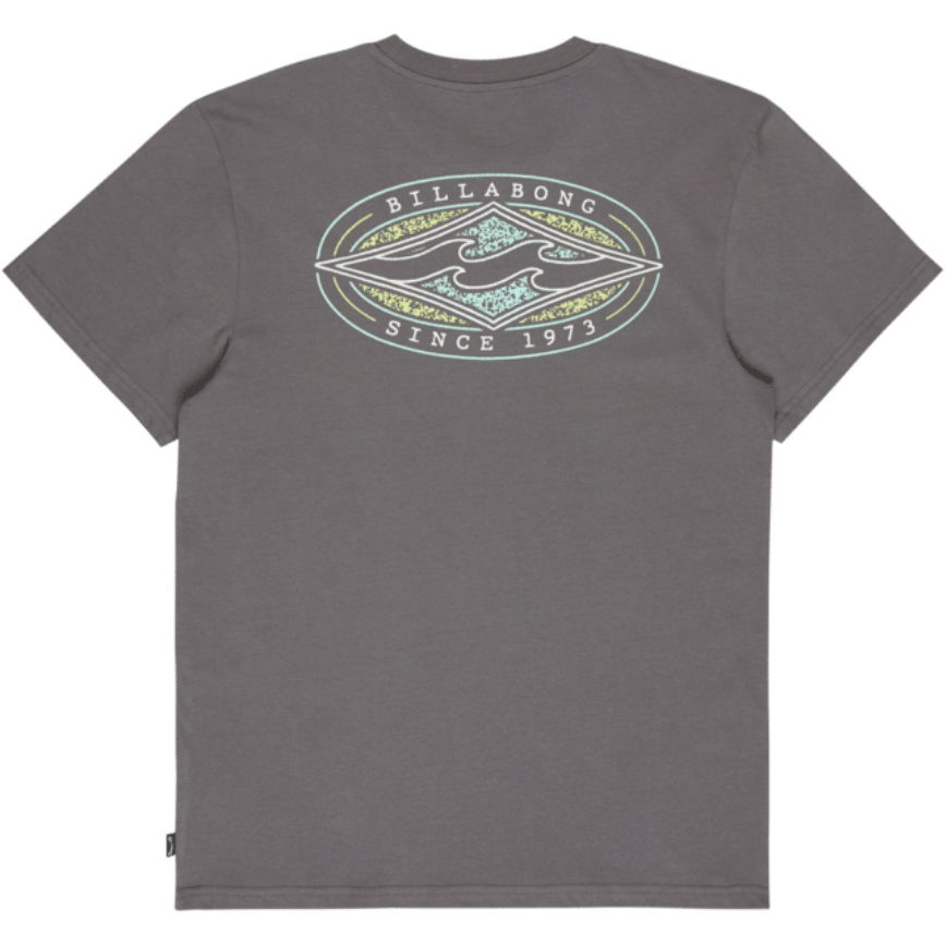 2026 Billabong Mens Diamond Vision T-Shirt EBYZT00619 - Pewter